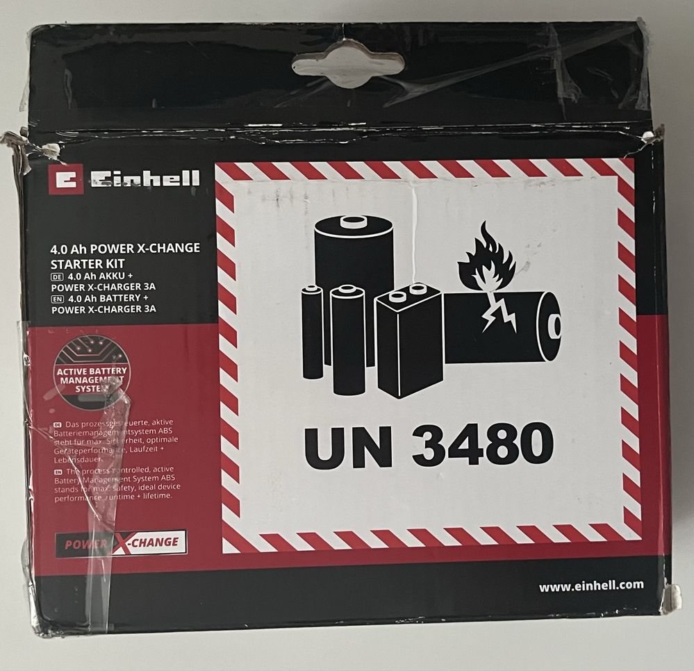 Einhell Power X-Change Akumulator 18V 4.0Ah Ładowarka PXC