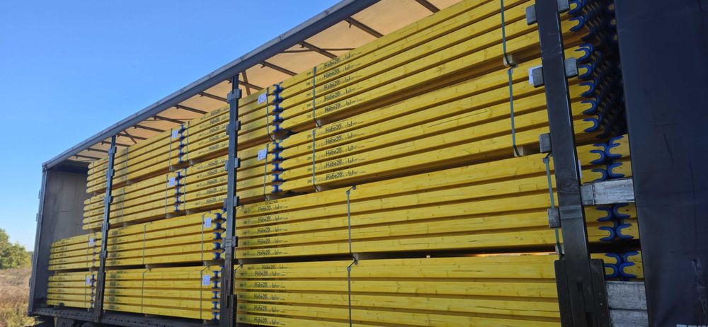 Dźwigar budowlany H20 okuty belka konstrukcyjna nośna dźwigary okute