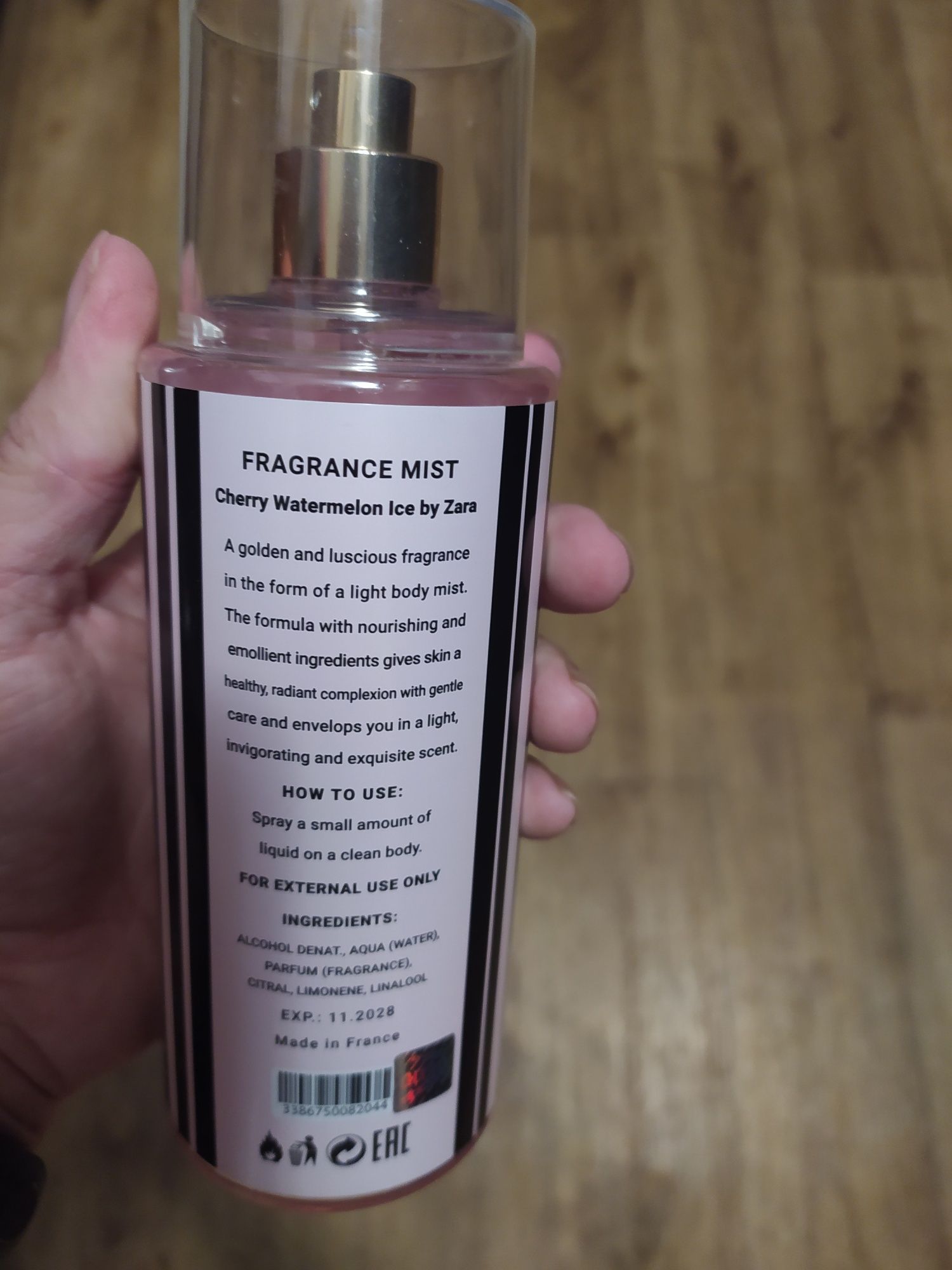 Ароматний спрей парфумований спрей- міст для тіла від бренду Zarа
