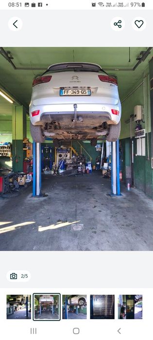 Podnosnik dwukolumnowy Nusbaum  śrubowy