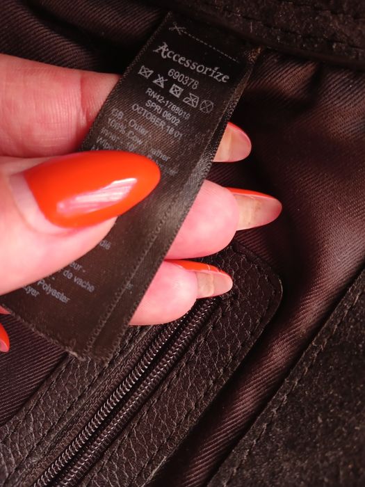 Шкіряна сумка шопер