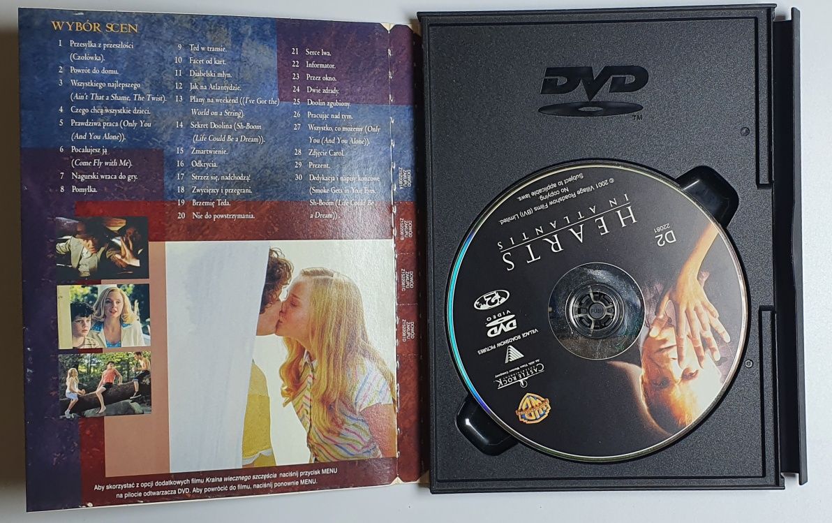 "Kraina wiecznego szczęścia" "Hearts in Atlantis" DVD Snapper nap PL