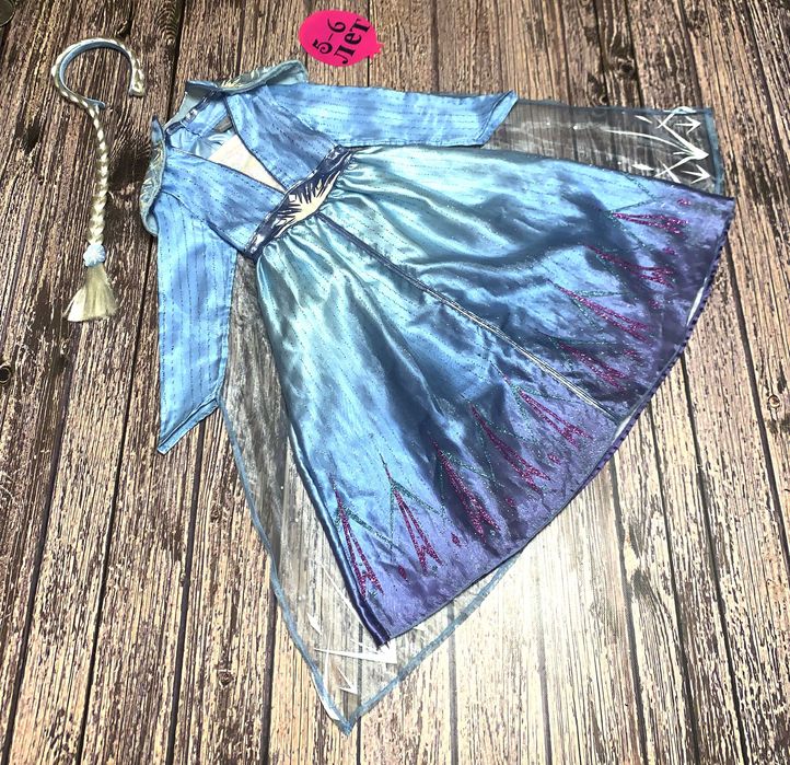 Новогоднее платье Эльза Холодное сердце для девочки 5-6 лет