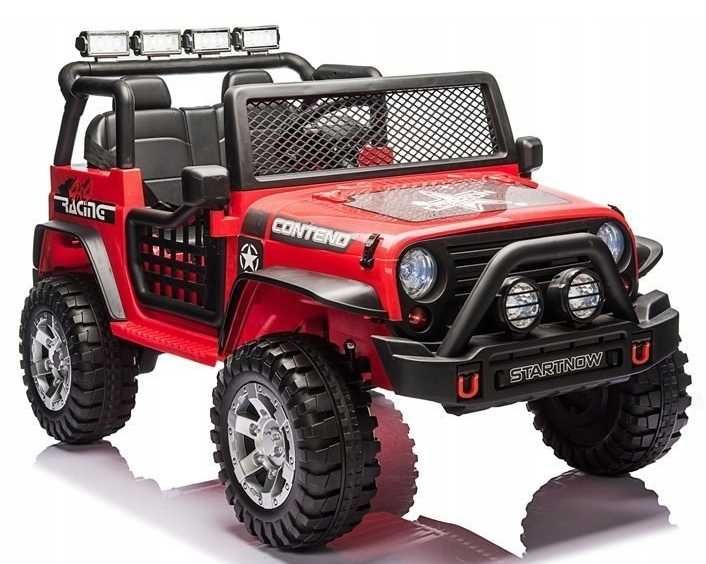 MEGAAUTKA.PL Dwuosobowy na akumulator JEEP 4x4 dla dzieci Samochód