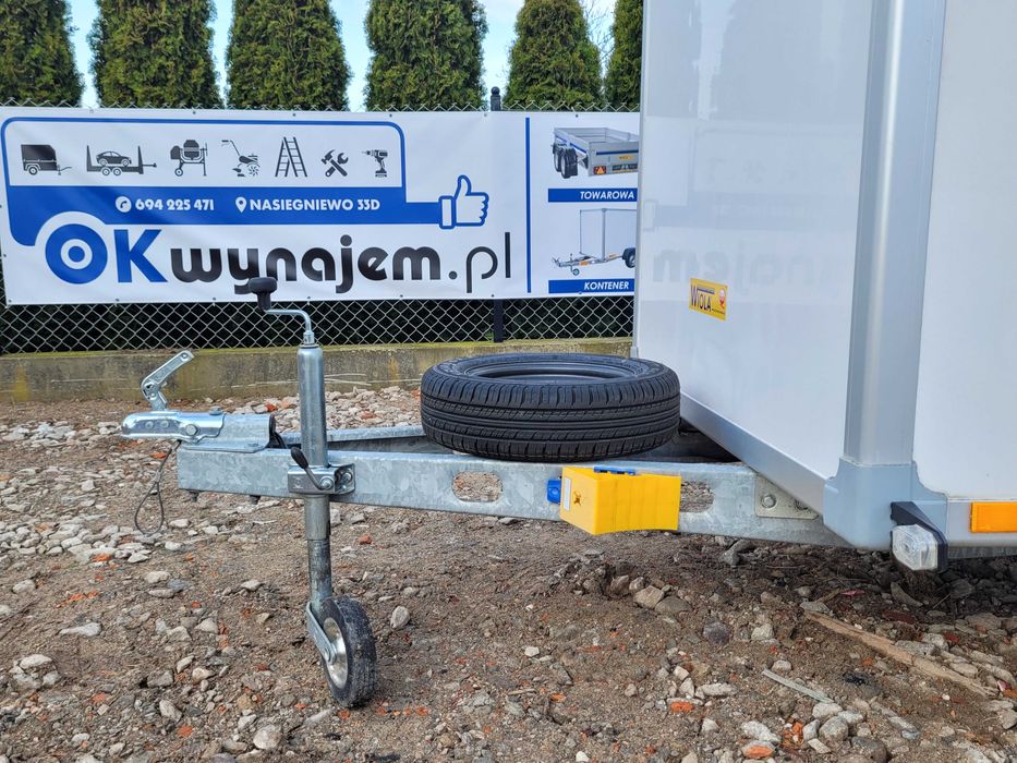Wypożyczalnia Wynajem Przyczep Kontener WIOLA Zamykany i szczelny