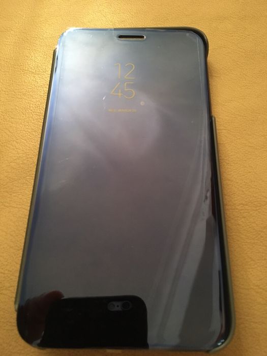 Capa Flip Samsung J4 (2018) Azul e Preta