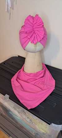 Ko.plet turban i chusta wiosna r.49-53cm