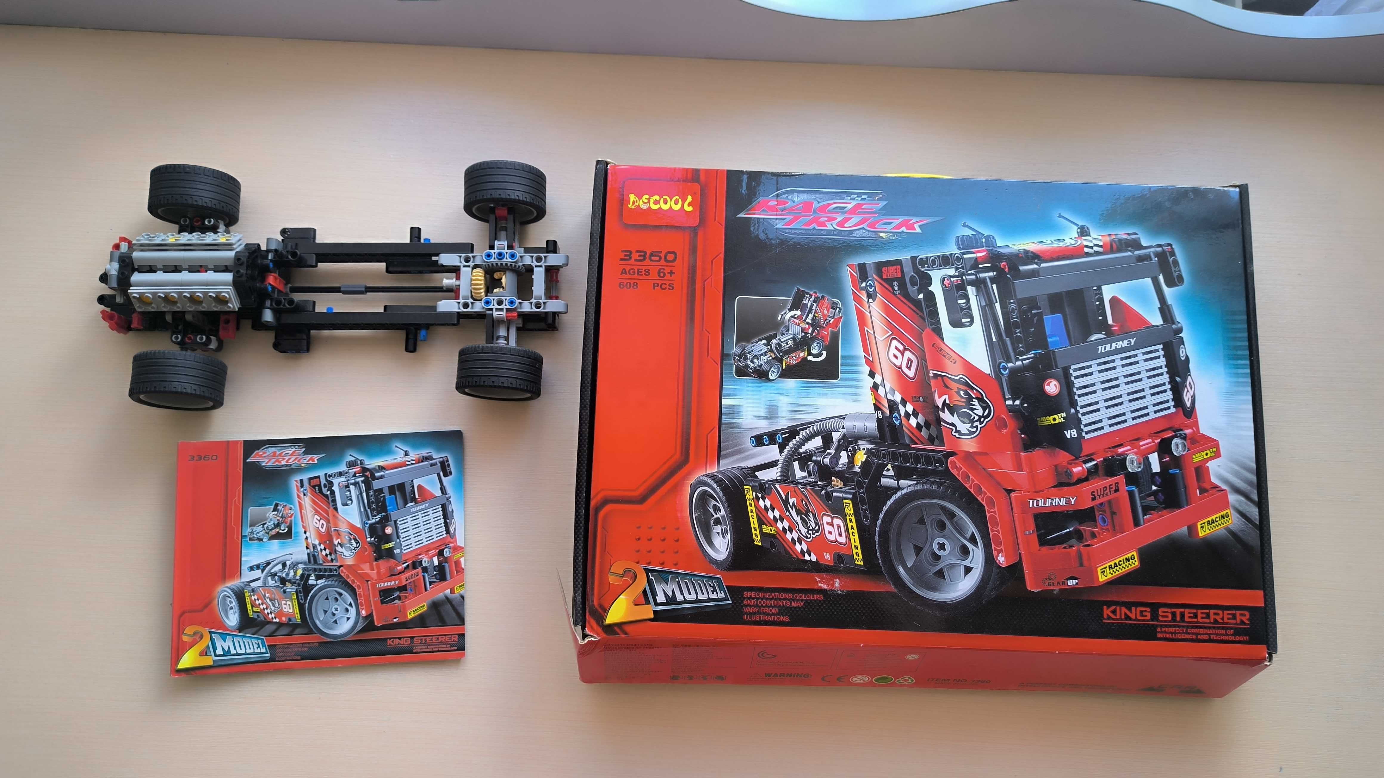 Конструктор Decool 3360 (аналог Lego Technic 42041) Гоночний грузовик"