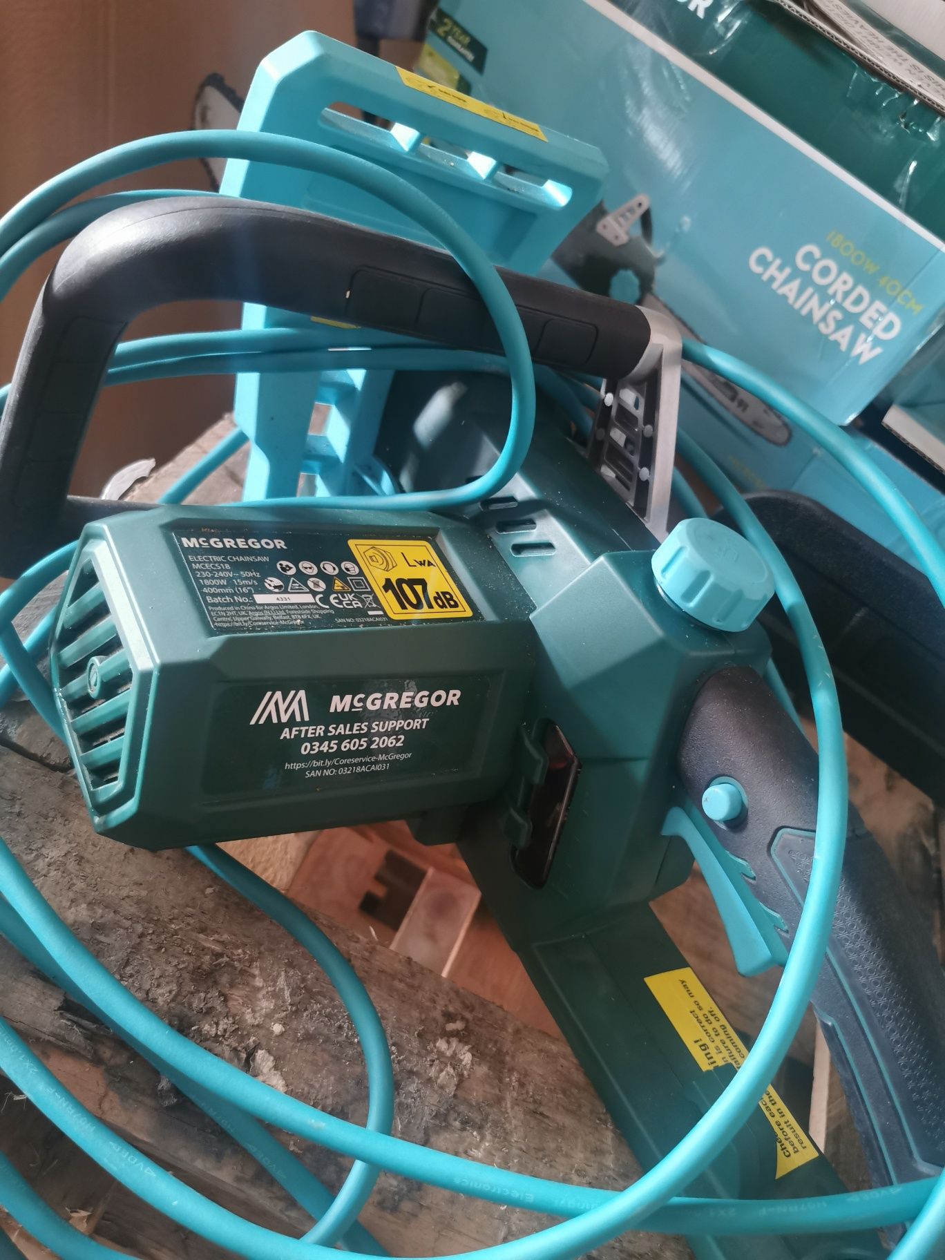 Mocna piła łańcuchowa McGregor 1800w