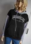 Bluza S M 36 z kapturem sportowa hoodie Los Angeles wygodna damska