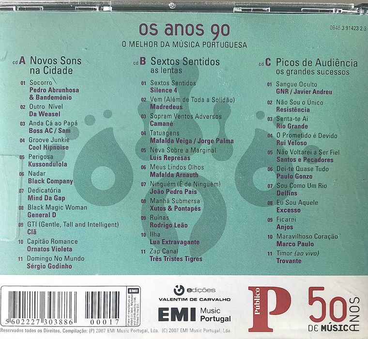 Conjunto de 7Cds.