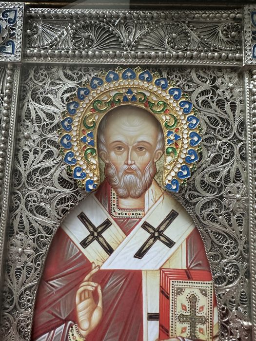 Ікона "Святий Миколай" 305*335*40 мм.