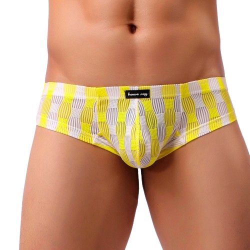 Męskie Erotyczne Przeźroczyste Bokserki Brazyliany - Stringi - XL
