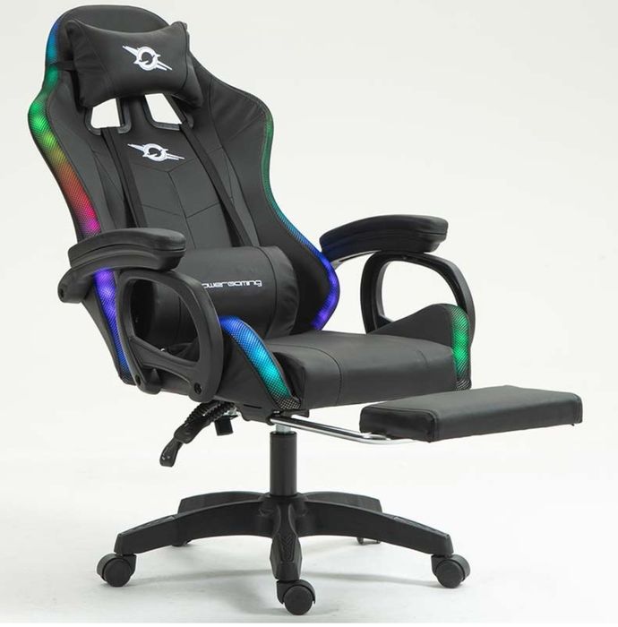 Cadeira Gaming 100% Nova Selada. Com Leds