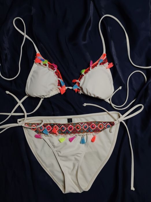 Купальник жіночій роздільний білий