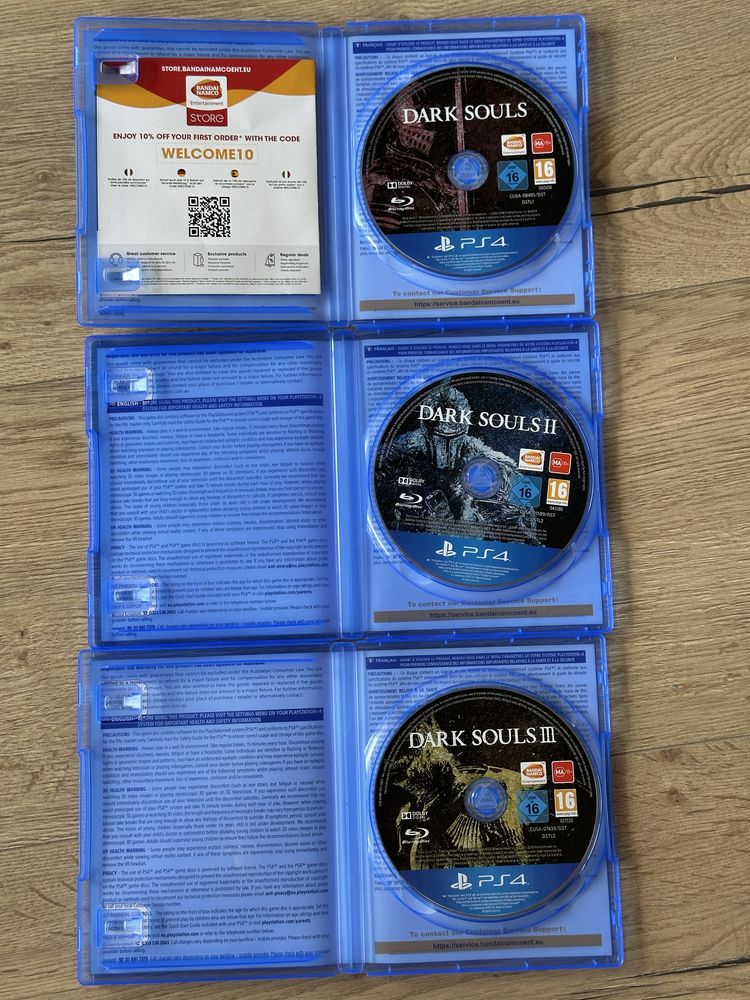 Dark Souls Trilogy trylogia PS4 bdb stan