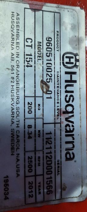 Traktorek kosiarka Husqvarna Ct 154