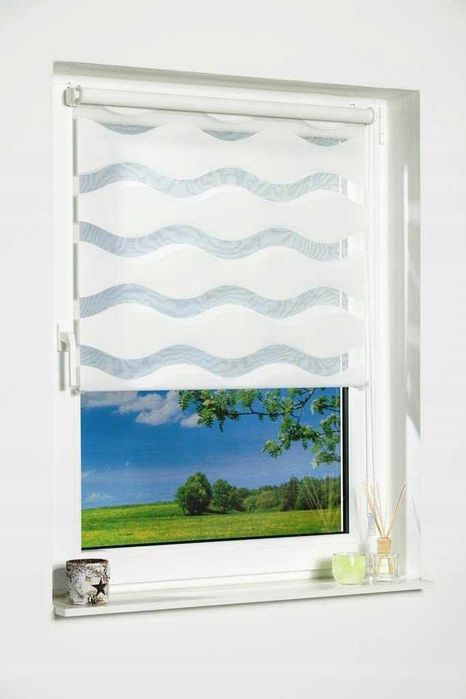 Roleta półzaciemniająca K-home 65x150 cm biel