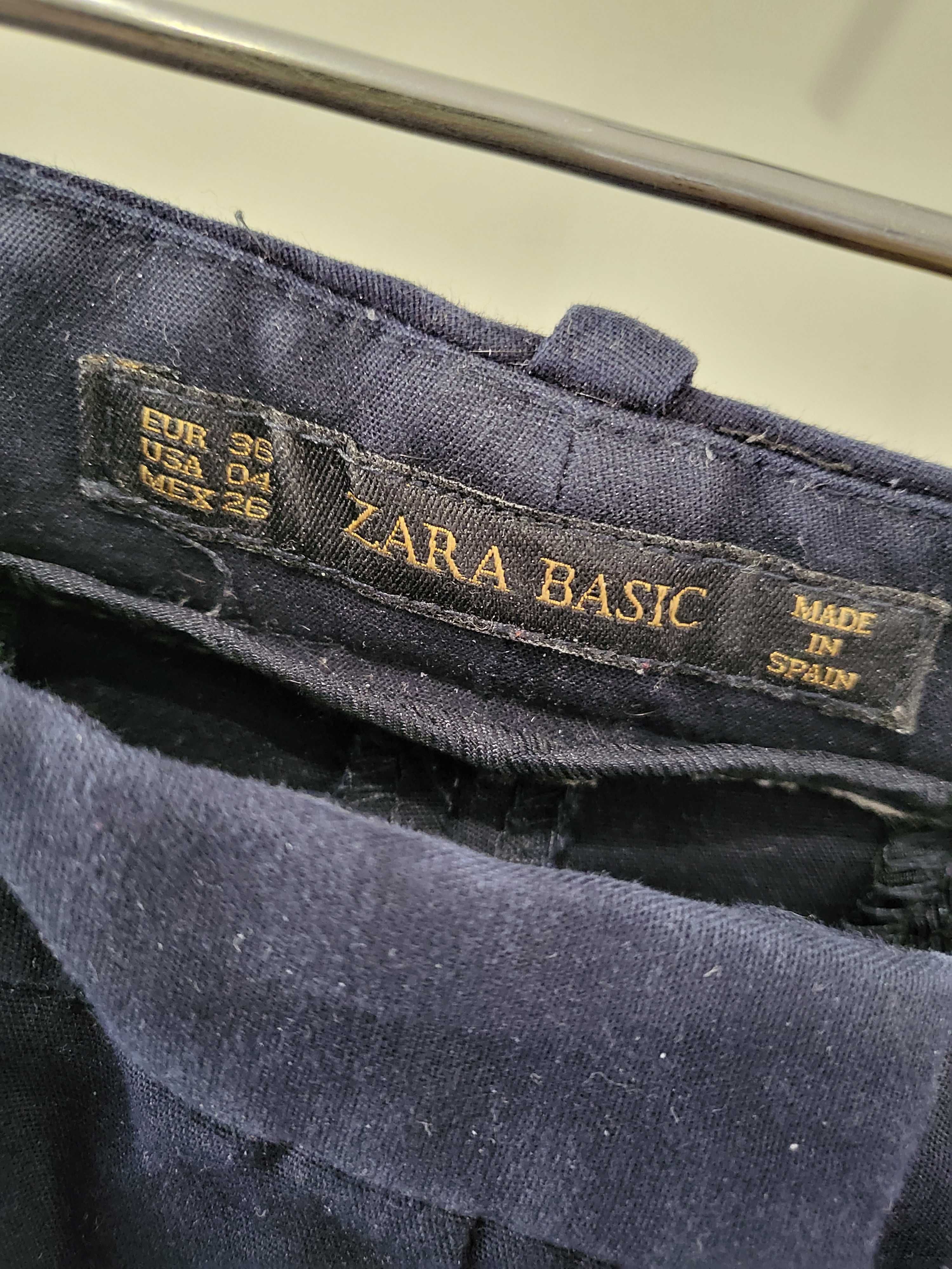 Calças azul escuro Zara tam 36