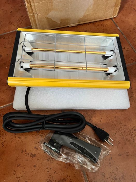 Lâmpada secadora de pintura infravermelhos portátil 2000w