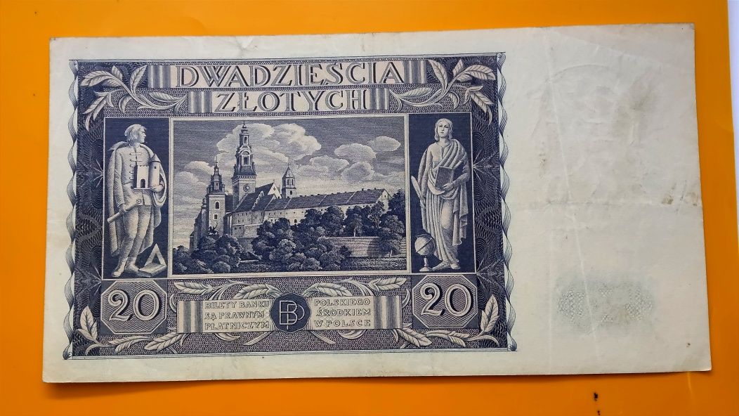 Banknot 20 złotych 1936 R.