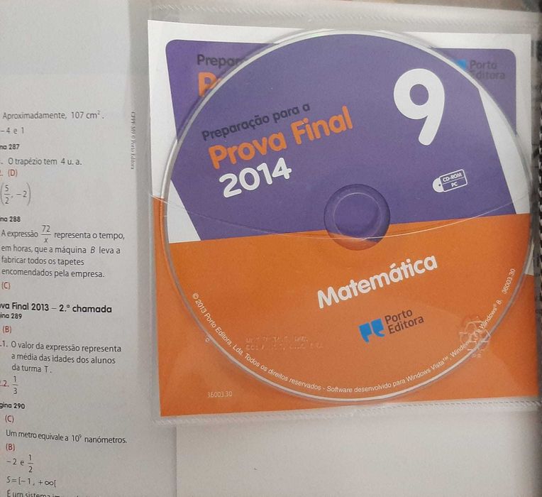prova final matemática 9 ano