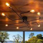 Lampa sufitowa,ścienna Truva żyrandol e 27 loft podwieszana vintage