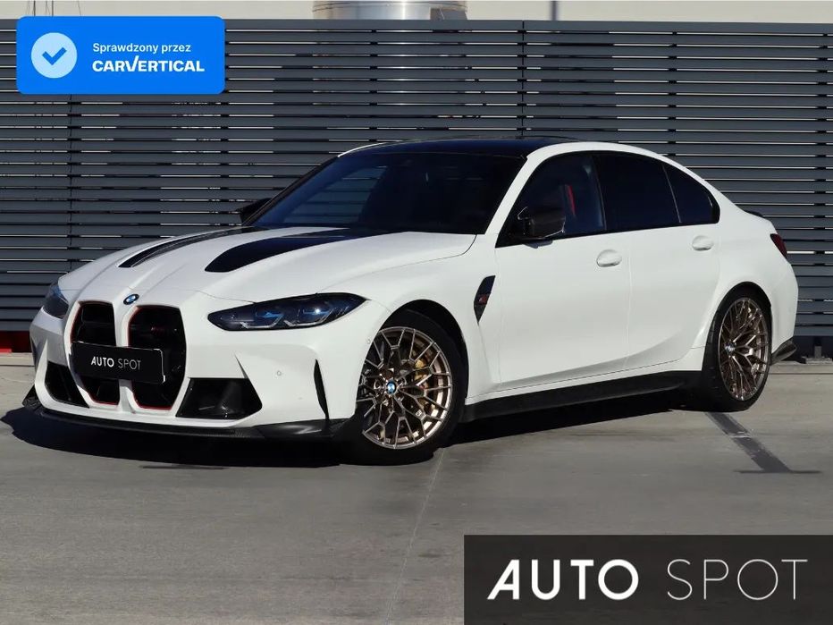 BMW M3 Hamulce ceramiczne, Matowa folia PPF, PL, 1 wł., 2023/2024, Gwarancja