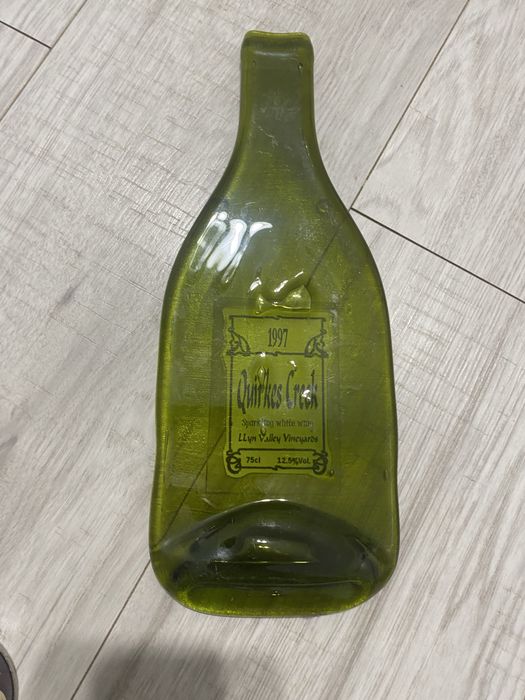 Szkło prasowane Butelka wina Deska serowa Taca ścienna,