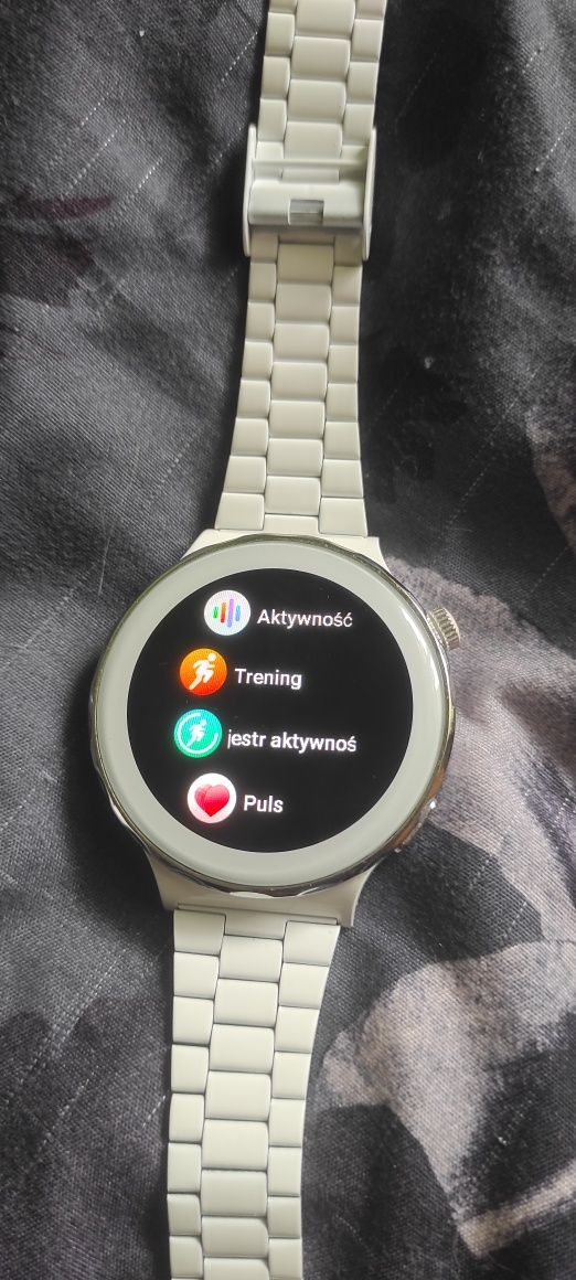 Smartwatch sportowy dotykowy z mikrofonem i głośnikiem