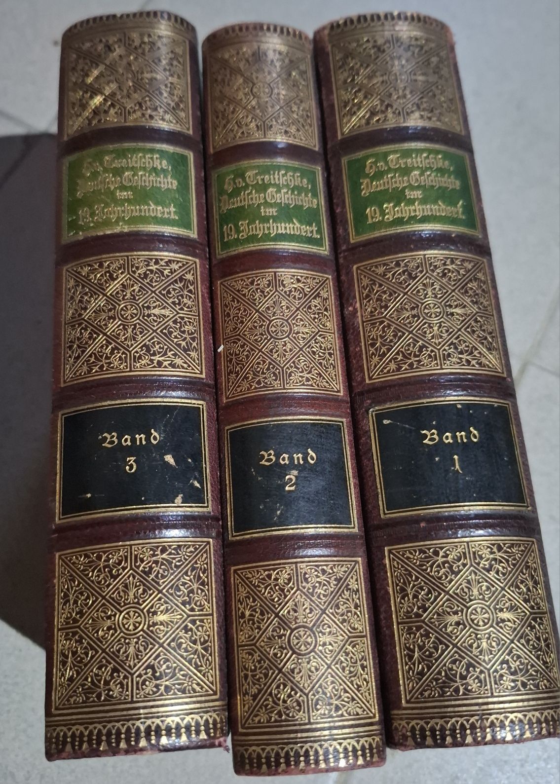 Historia Niemiec XIX wieku. Tekst pisany gotykiem.