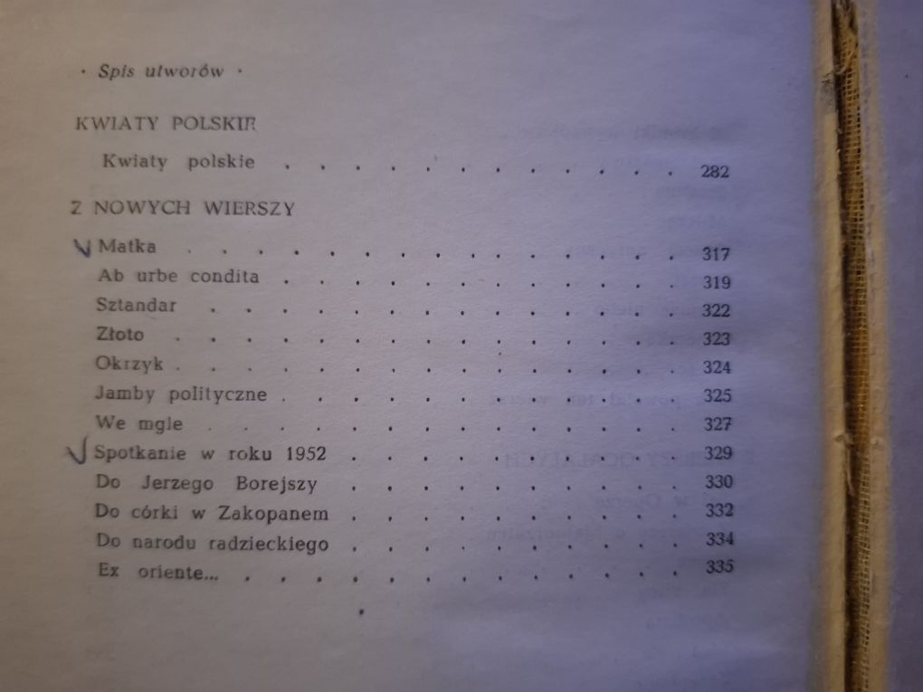 Julian Tuwim Nowy wybór wierszy 1956 Czytelnik