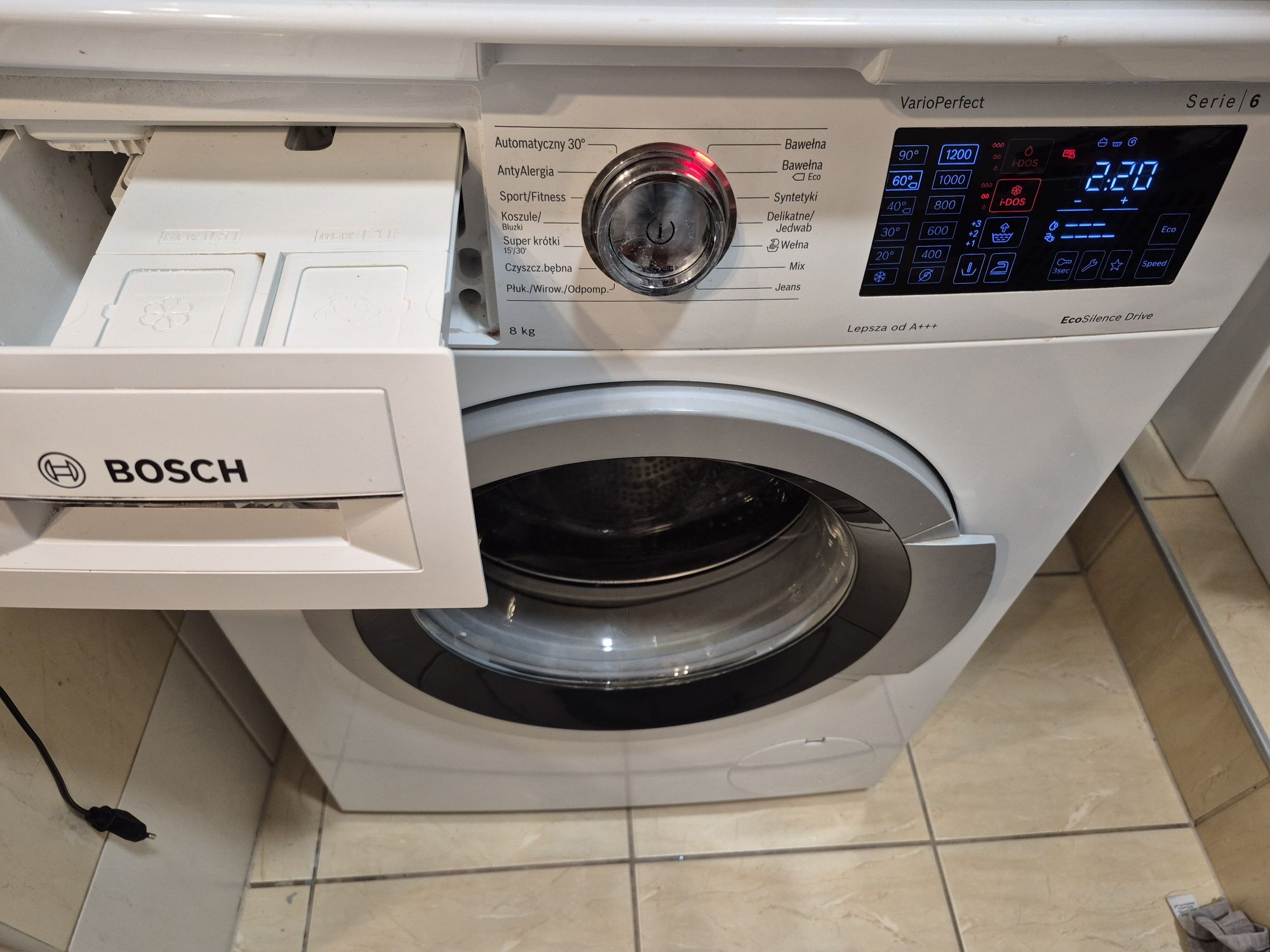 Pralka Bosch serie 6 i-dos Eco silence Drive