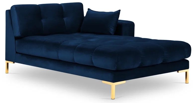 Komplet mebli Mamaia, sofa + szezlong kolor królewski