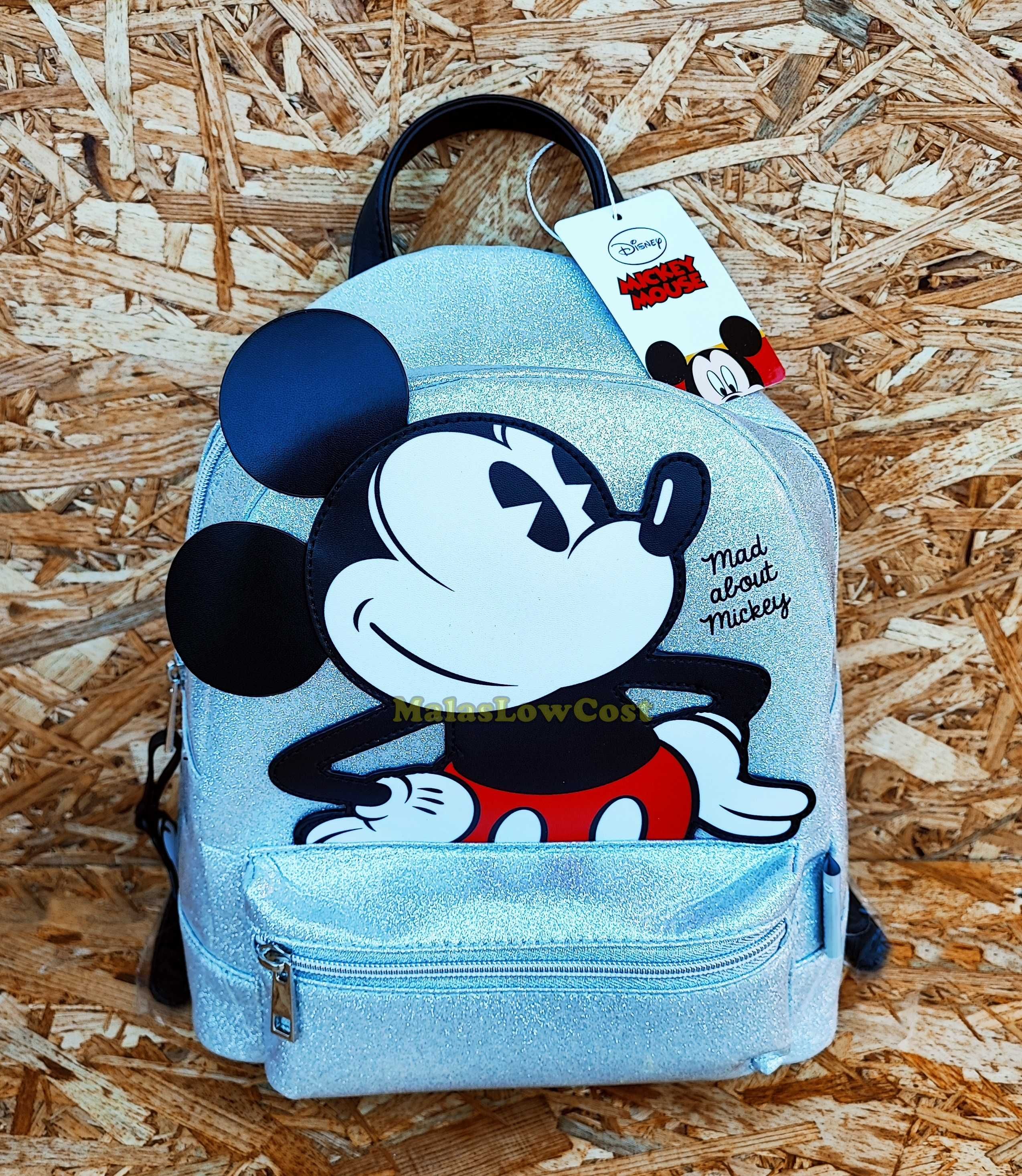 Mochila ORIGINAL Novas Mickey Disney - NOVO MODELO - Tamanho 30cm