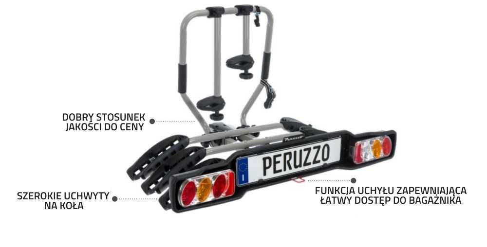 Platforma bagażnik rowerowy na 3 rowery platforma Peruzzo Parma