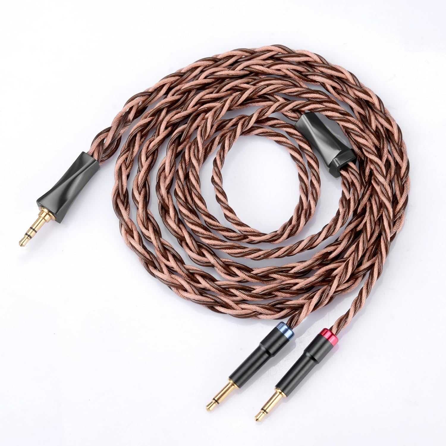 Кабель для навушників 3.5mm → Dual 3.5mm, 8N OFC German Copper
