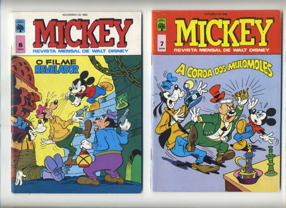 Mickey - do 1 ao 36, anos 80 (34 numeros)