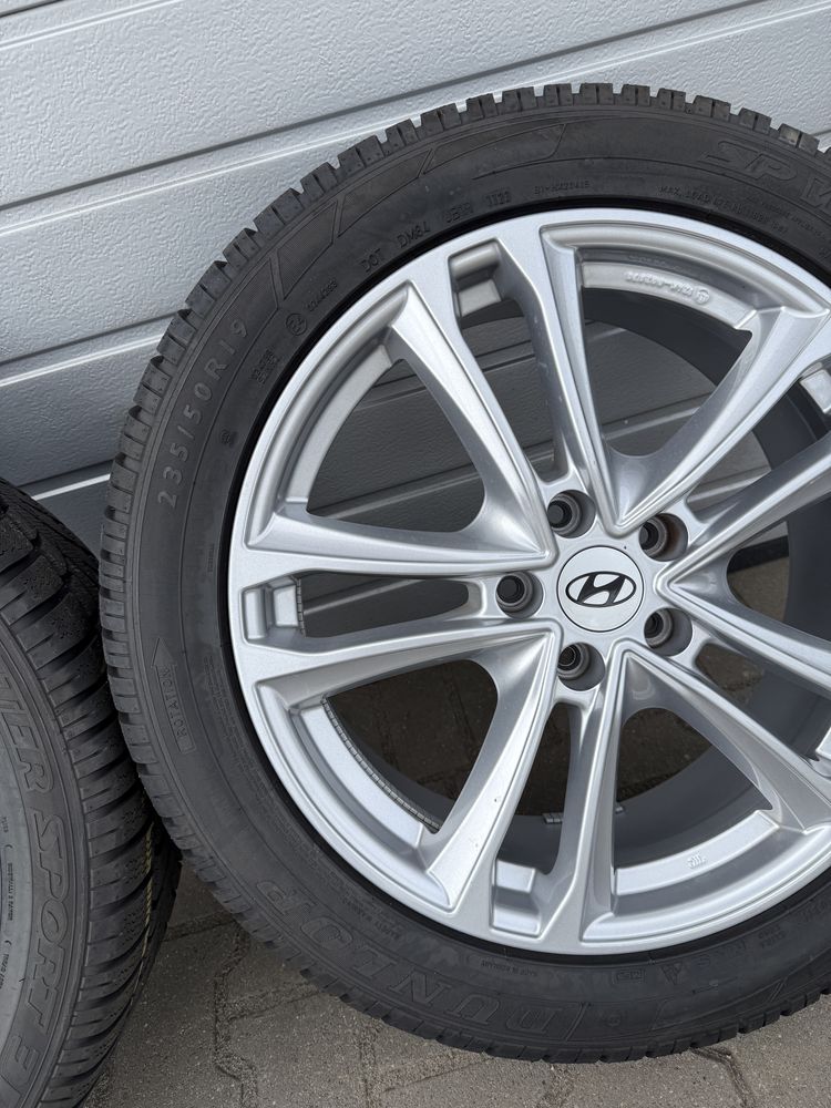Koła zimowe 19” Hyundai Tucson Santa FE 235/50/19 Dunlop 2023R