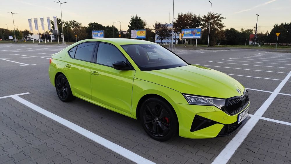 Skoda Octavia RS Rok modelowy 2025, pierwszy właściciel, bezwypadkowy, Polski Salon.