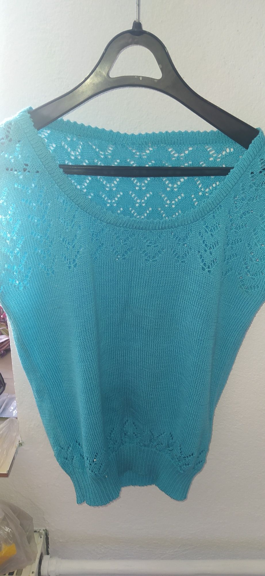 Sweter ażurowy damski