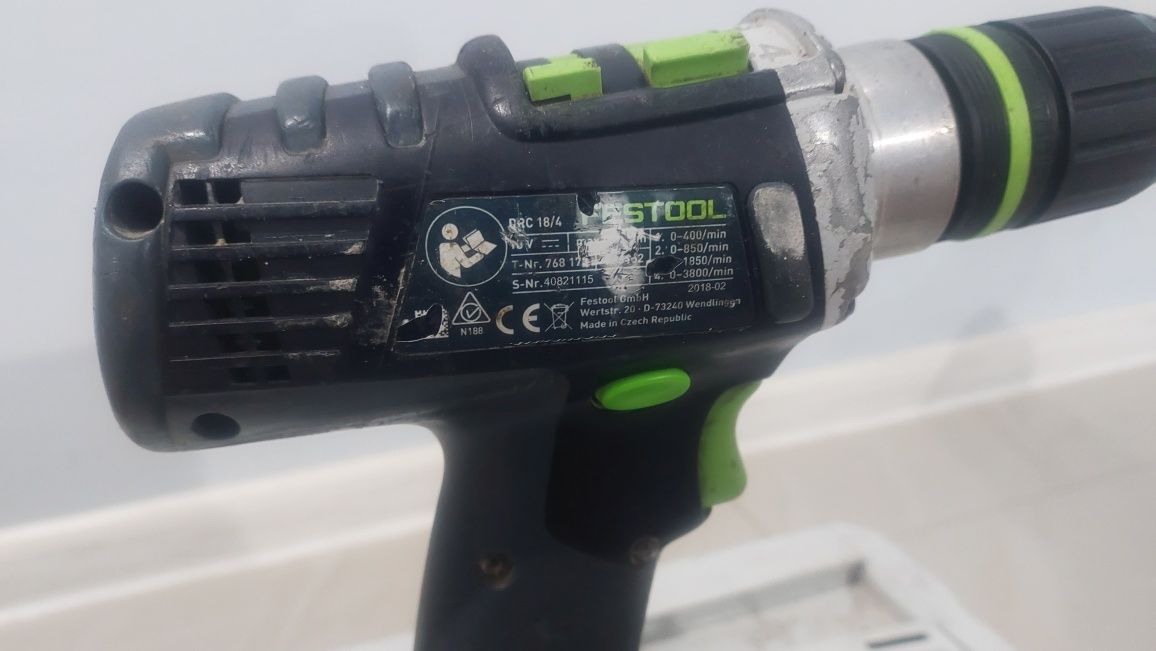 Festool Акумуляторний дриль-шуруповерт DRC 18/4 Li 5,2-Plus QUADRIVE