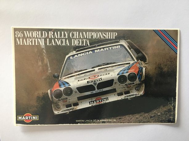 Rally Lancia autocolante oficial