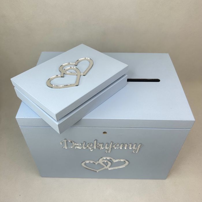 Zestaw pudełek na koperty i obrączki