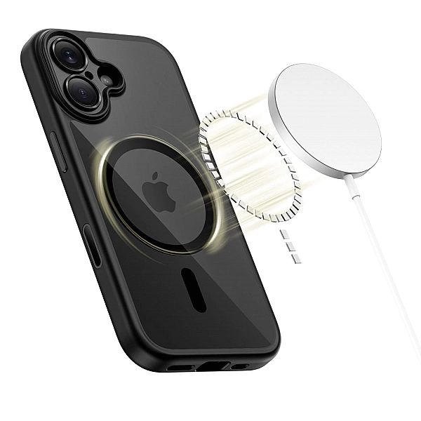 Tech-Protect Magpeak Magsafe Cc Iphone 17 Black/Clear