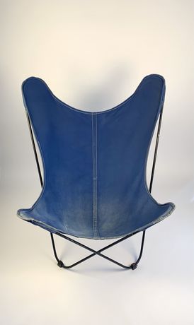 Fotel Butterfly Chair Blue Denim