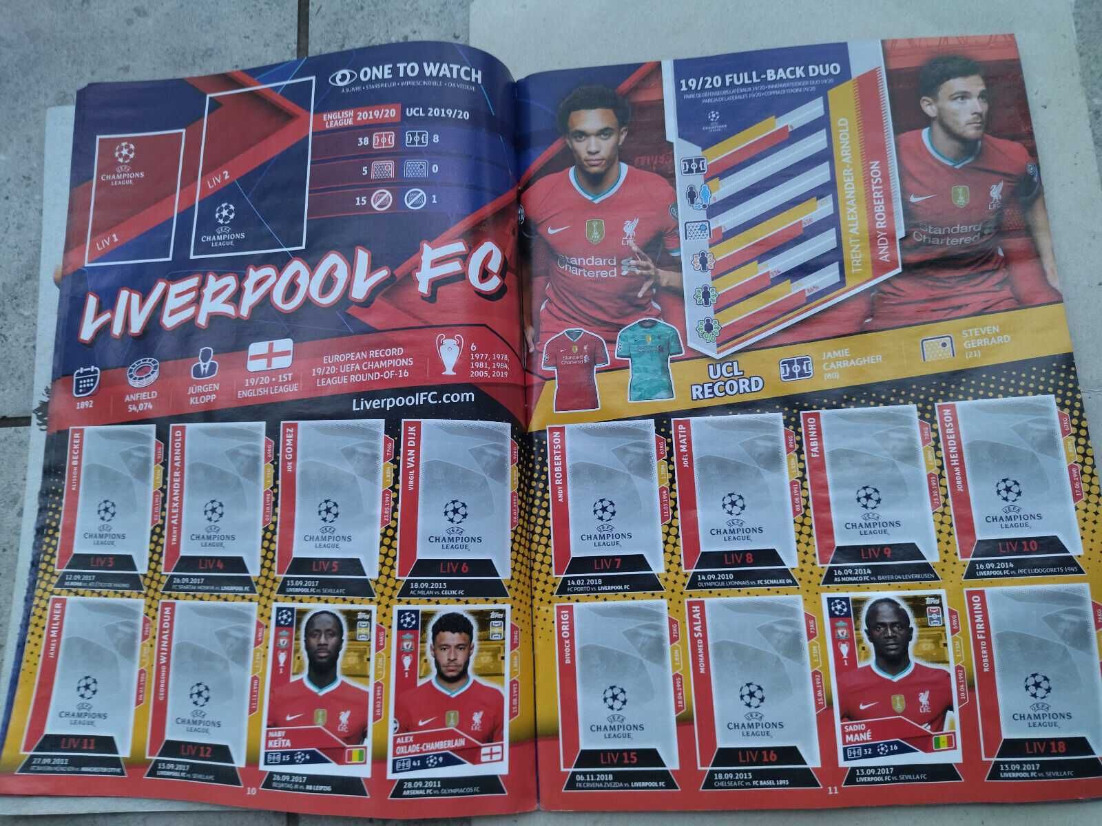 TOPPS – U.E.F.A. Champions League 2020/21 sticker album