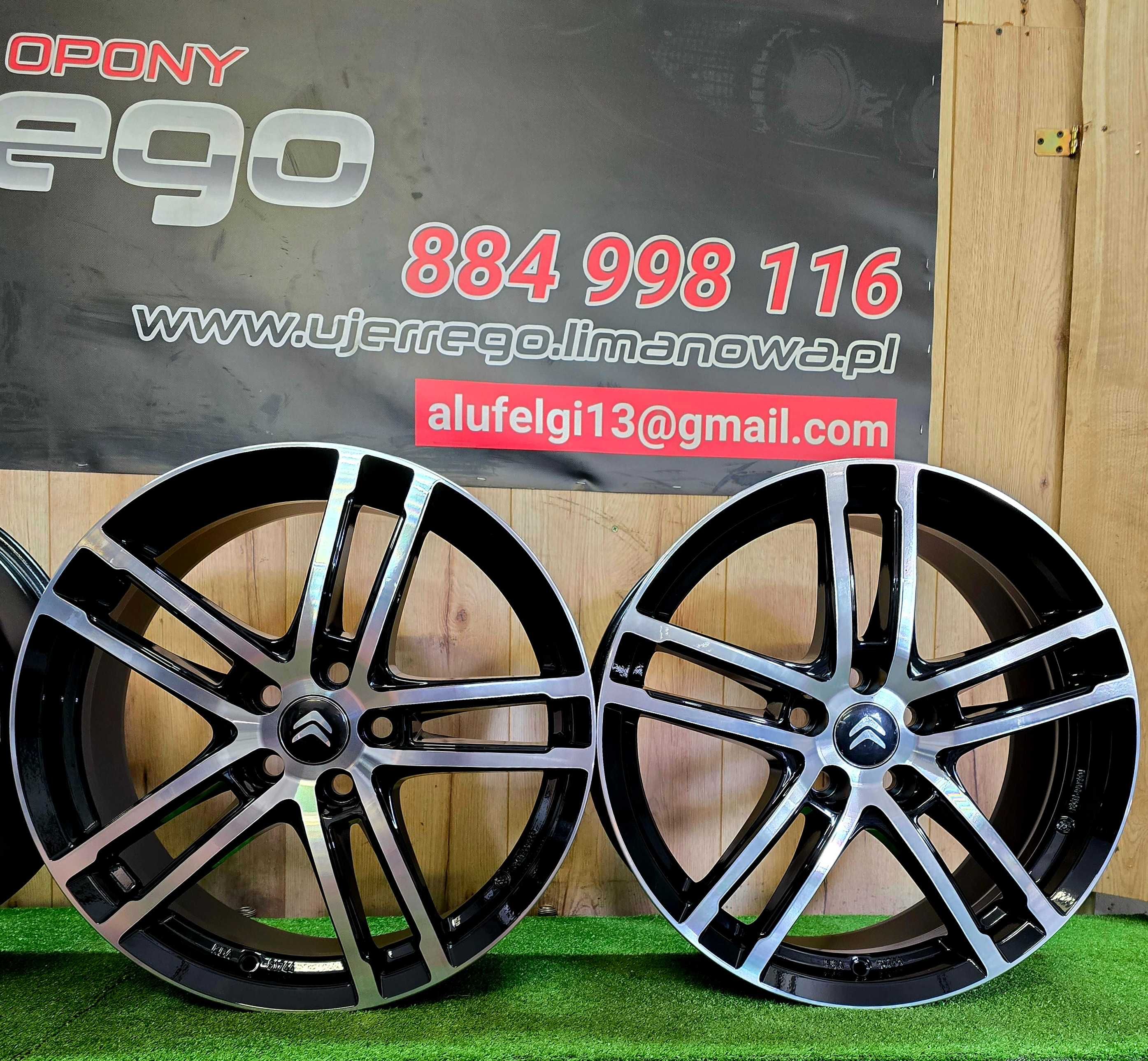 NOWE ALUFELGI CITROEN 18x5x108 - Berlingo, C4,C5 Aircross,Spacetourer