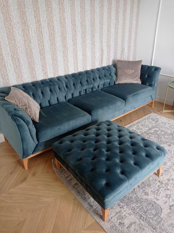 Sofa Gdynia Chesterfield Modern trzyosobowa