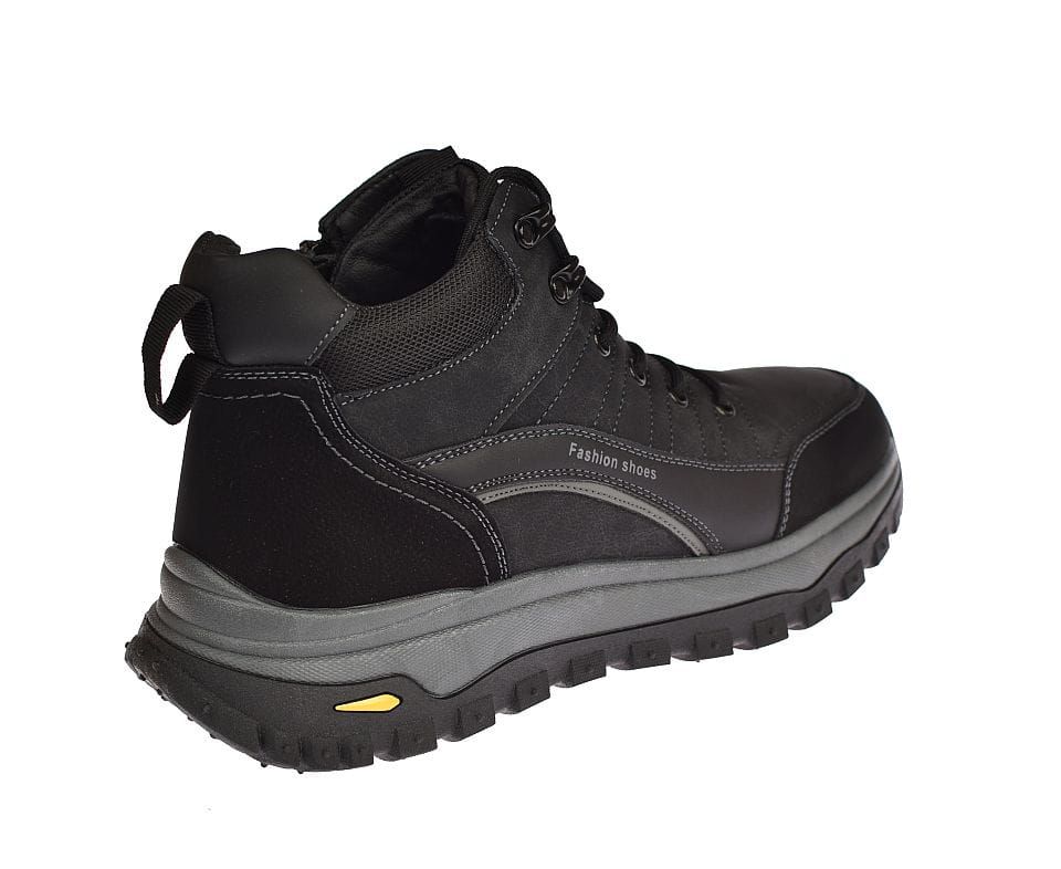 Buty trekkingowe trapery na suwak męskie wysokie 0728 bk rozm. 40